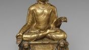 BUDDHA STATUE AND ANTIQUE JEWELRY
