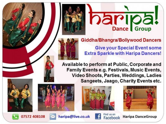 HARIPA DANCE GROUP - Giddha Bhangra and Bollywood Dancers