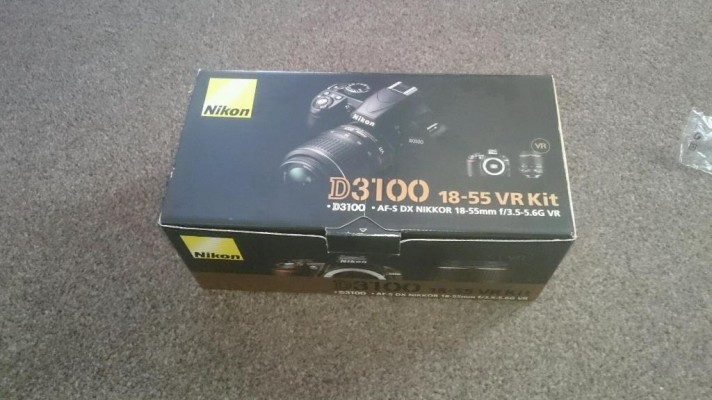 Nikkon digital slr camera d3100 and lense