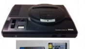 SEGA Mega Drive console with 2 controllers 3 games Fifa ,Kick Of